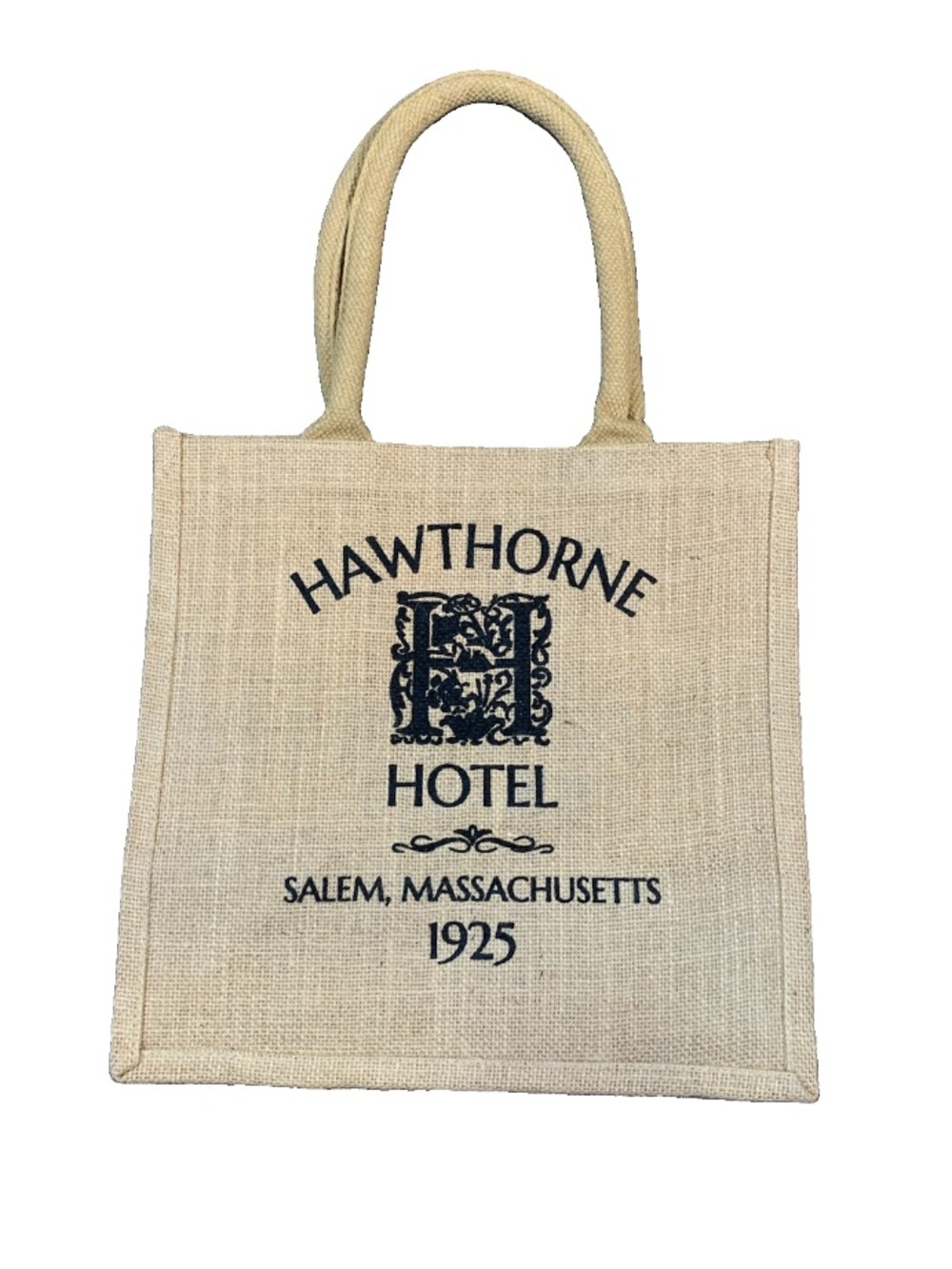 Hawthorne Hotel Salem Witches Ball Halloween Jute Swag Tote Bag 1925 -2025 Rare